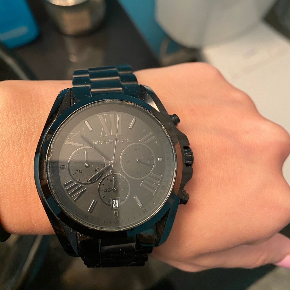 Black Men’s Michael Kors Watch